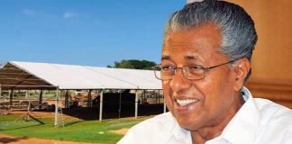 സത്യപ്രതിജ്ഞ നടക്കുന്ന സെൻട്രൽ സ്റ്റേഡിയത്തിലെ ജോലിക്കാരന്
