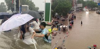 മഹാപ്രളയ ദുരന്തം പേറി ചൈന