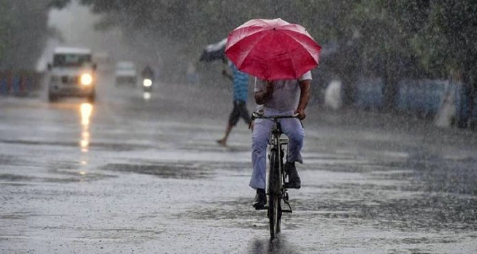 ശക്തമായ മഴയ്ക്കു സാധ്യത