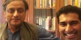 തരൂരിന് ആശംസ അറിയിച്ചു ആന്റണിയുടെ മകനും