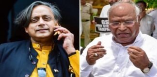 അങ്കം കുറിച്ച് തരൂരും ഖാര്‍ഗെയും