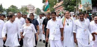 ഭാരത് ജോഡോ യാത്രയുടെ കേരളത്തിലെ പര്യടനം പൂർത്തിയായി; 19 ദിവസമായിരുന്നു കേരളത്തിലെ പര്യടനം ഭാരത് ജോഡോ യാത്രയുടെ കേരളത്തിലെ പര്യടനം പൂർത്തിയായി