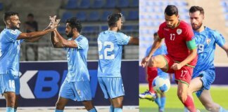 കാഫ നേഷൻസിൽ മൂന്നാമതായി ഇന്ത്യ; പ്ലേ ഓഫിൽ ഒമാനെ തോൽപ്പിച്ചു