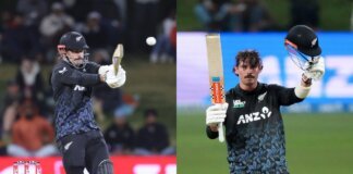 ആറ് റൺസിന് മൂന്ന് വിക്കറ്റ് നഷ്ടം; പിന്നെ യുവതാരത്തിന്റെ വെടിക്കെട്ട് കിവികൾക്ക് മികച്ച സ്കോർ!