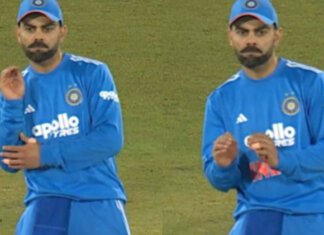 ഗ്രൗണ്ടിലെത്തിയാൽ കോഹ്ലി ഫുള് ‘ഓൺ’; നാഗിൻ ഡാൻസ് വീഡിയോ സോഷ്യൽ മീഡിയയിൽ വൈറൽ