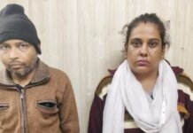 വാടക ചോദിച്ചുചെന്ന വീട്ടുടമയെ കൊന്ന് മൃതദേഹം ബാഗിൽ ഒളിപ്പിച്ചു; ദമ്പതികൾ പിടിയിൽ, സംഭവം ഉത്തർപ്രദേശിൽ