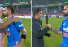 രോഹിത്തിനെ കണ്ടപ്പോൾ ചിരിച്ച കോലി; പിന്നാലെ ഗംഭീർ എത്തിയതോടെ മുഖഭാവം മാറി; ‘കട്ടക്കലിപ്പ്’ എന്ന് ആരാധകർ