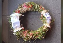 യൂത്ത് കോൺഗ്രസ് നേതാവിന്റെ വീടിന് മുന്നിൽ റീത്ത്; പിന്നിൽ ഡിവൈഎഫ്ഐ എന്ന് ആരോപണം