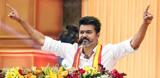 വിജയ് രണ്ട് സീറ്റുകളിൽ; പെരമ്പൂർ–ത്രിച്ചി ഈസ്റ്റ് മത്സരത്തിൽ